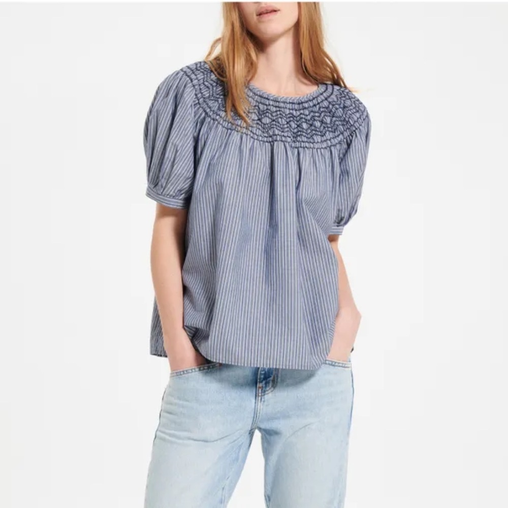 THE GREAT-The Bloom Blouse